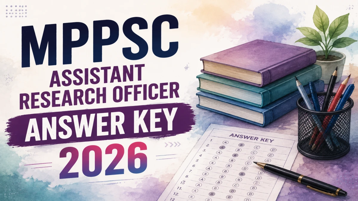 MPPSC Assistant Research Officer Final Answer Key 2026 Out