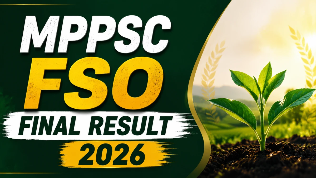 MPPSC FSO Final Result 2026 OUT