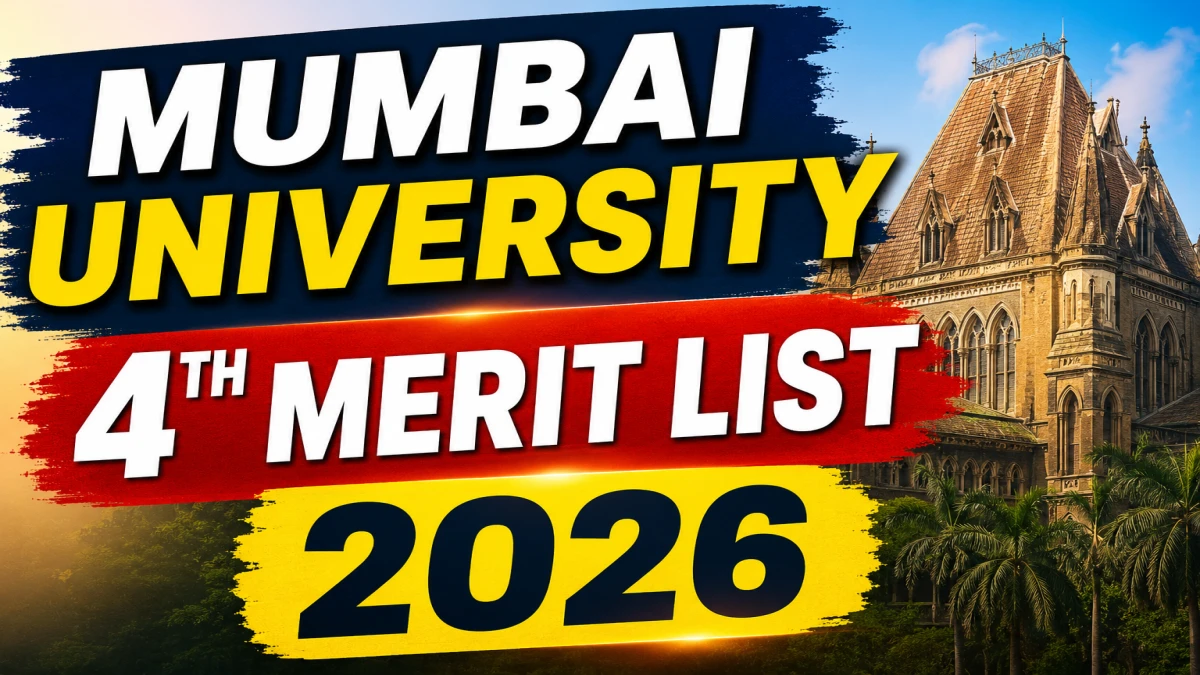 Mumbai University 4th Merit List 2026