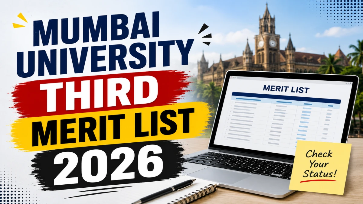 Mumbai University Third Merit List 2026