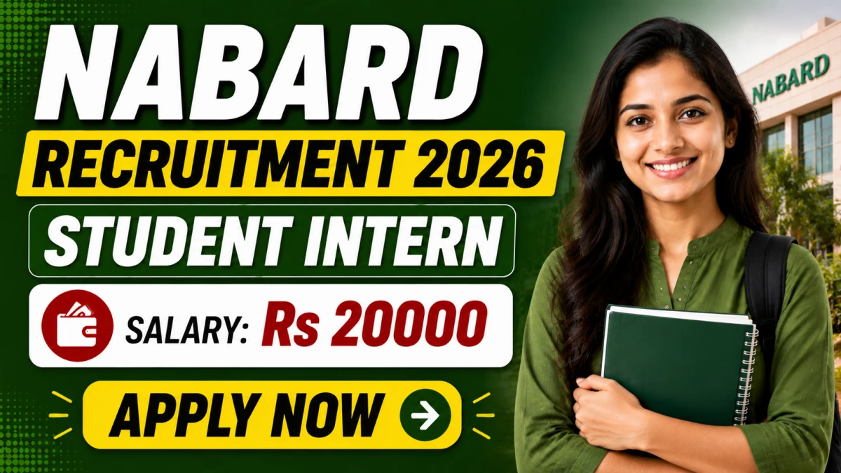 NABARD Student Intern Recruitment 2026