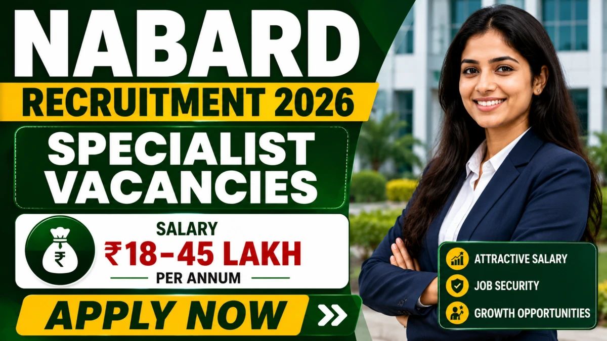 NABARD Specialist Recruitment 2026 – Apply Online for AI Engineer, Data Engineer and More Posts