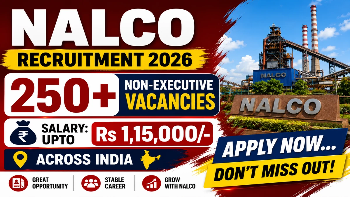 NALCO Non-Executive Recruitment 2026 Notification Out