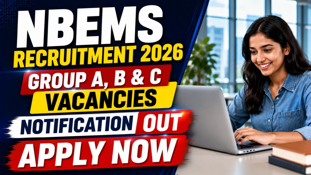 NBEMS Recruitment 2026 – Apply Online for 53 Stenographer, Junior Accountant and More Posts