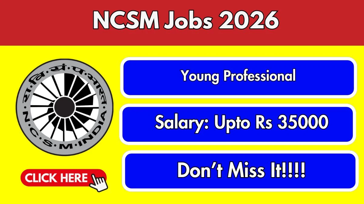 NCSM Young Professional Recruitment 2026