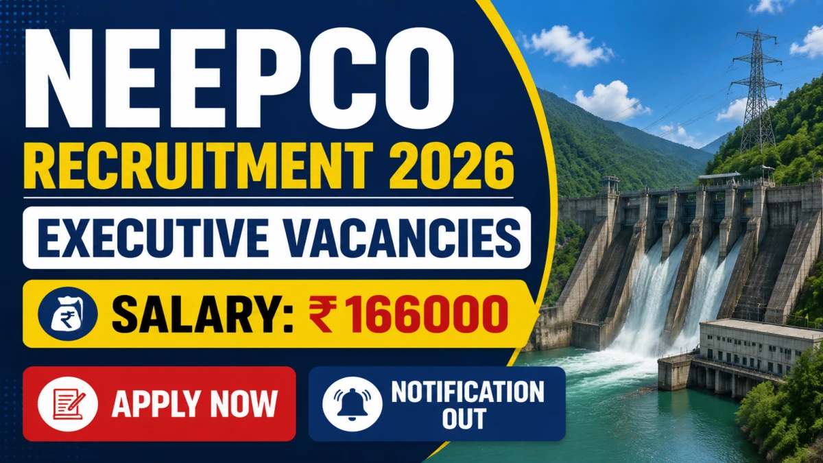 NEEPCO Executive Recruitment 2026 – Apply Online for 38 Posts
