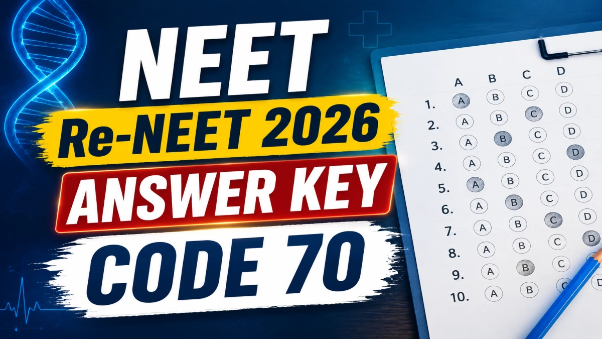 NEET Answer Key 2026 Code 70 (Unofficial)