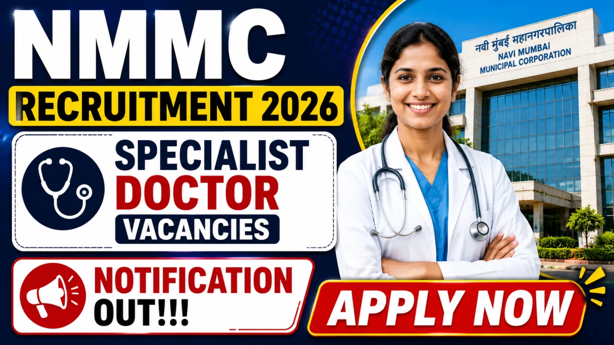 NMMC Specialist Doctor Recruitment 2026 – 39 Vacancies for Polyclinic Consultant Posts