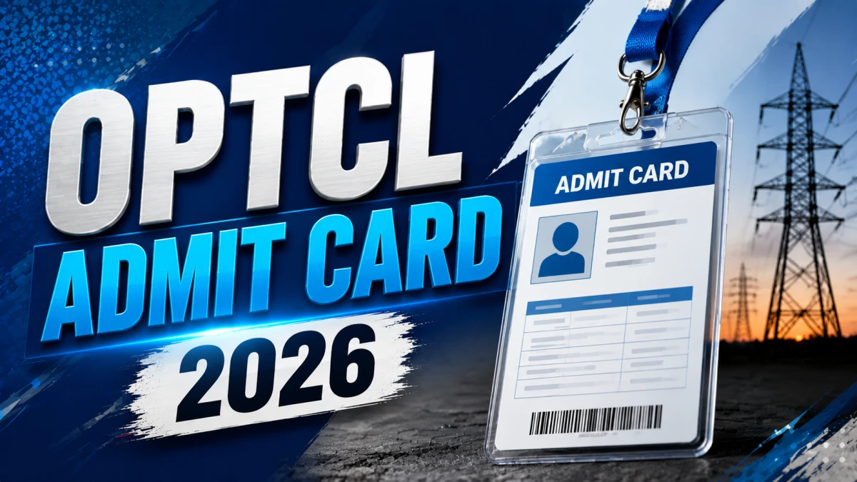 OPTCL Admit Card 2026 – Download Link, CBT Exam Date, Steps & Direct Link at optcl.co.in