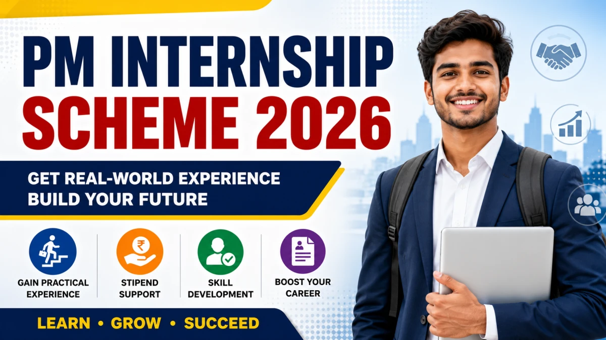 PM Internship Scheme 2026: Apply Online, Eligibility, Stipend