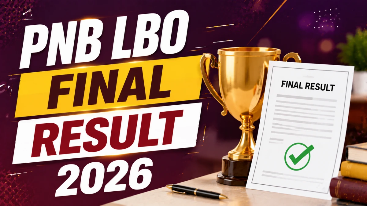 PNB LBO Final Result 2026 Out
