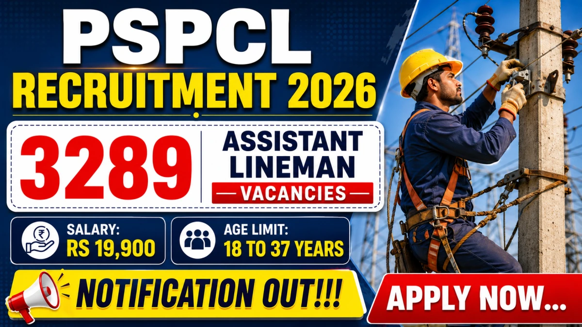 PSPCL ALM Recruitment 2026 Notification Out