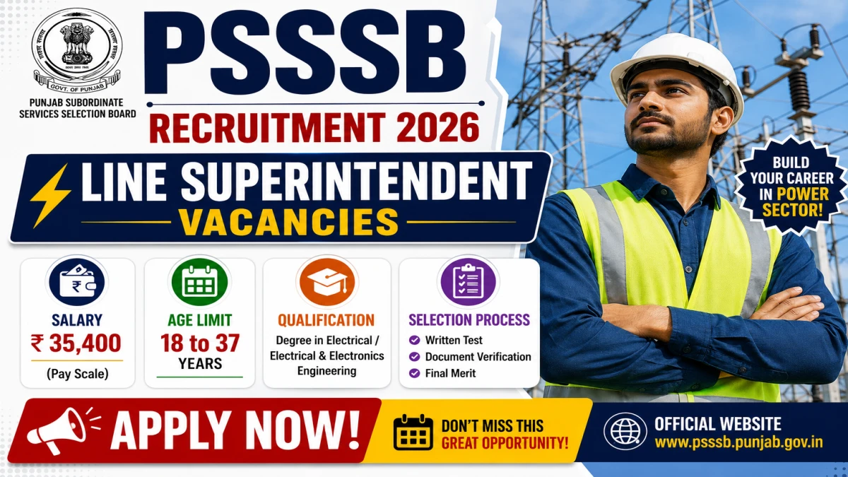 PSSSB Group C Recruitment 2026