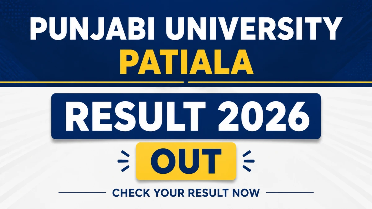 Punjabi University Patiala Result 2026