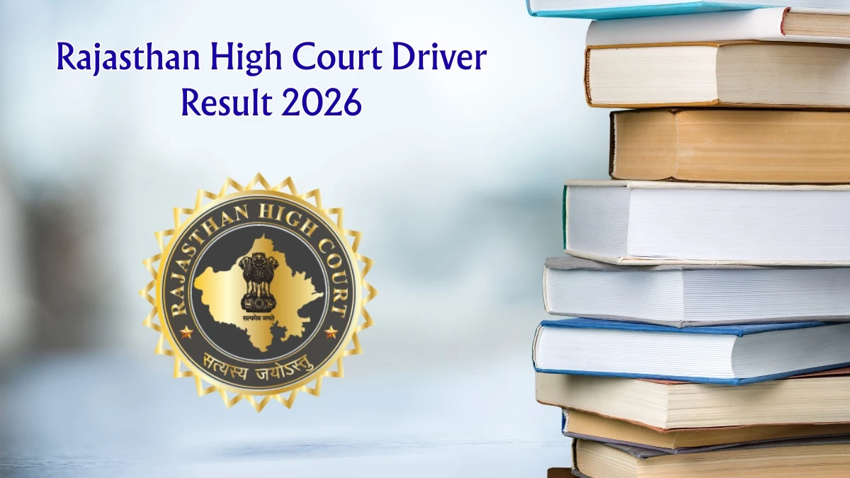 Rajasthan High Court Driver Result 2026 – Download Scorecard, Cut Off Marks