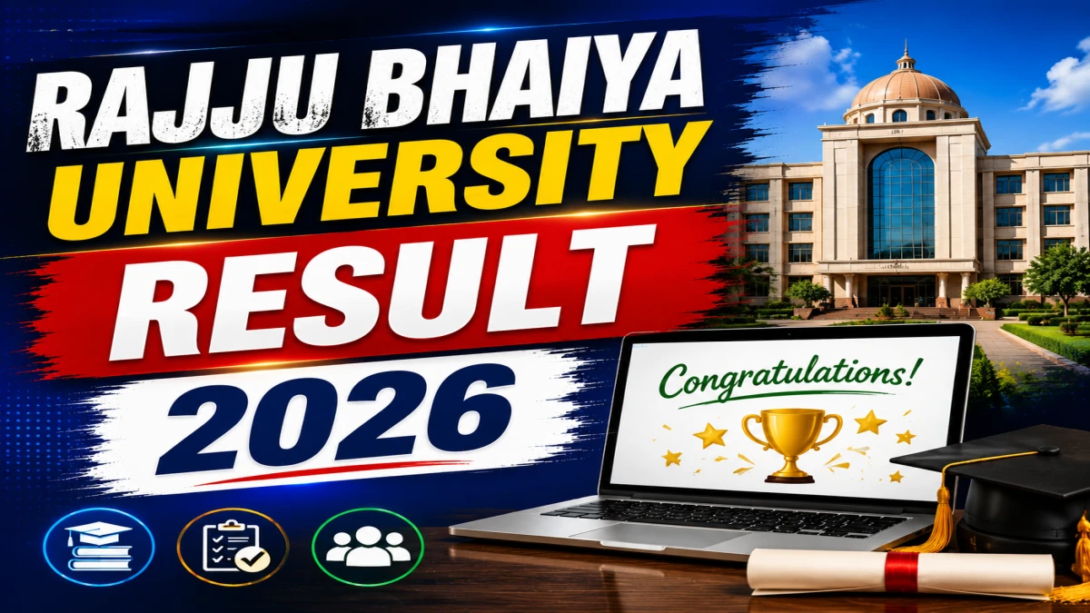 Rajju Bhaiya University Result 2026 – BALLB, BBA, BCA, LLB, B.Sc. Results Declared @ prsuprayagraj.in