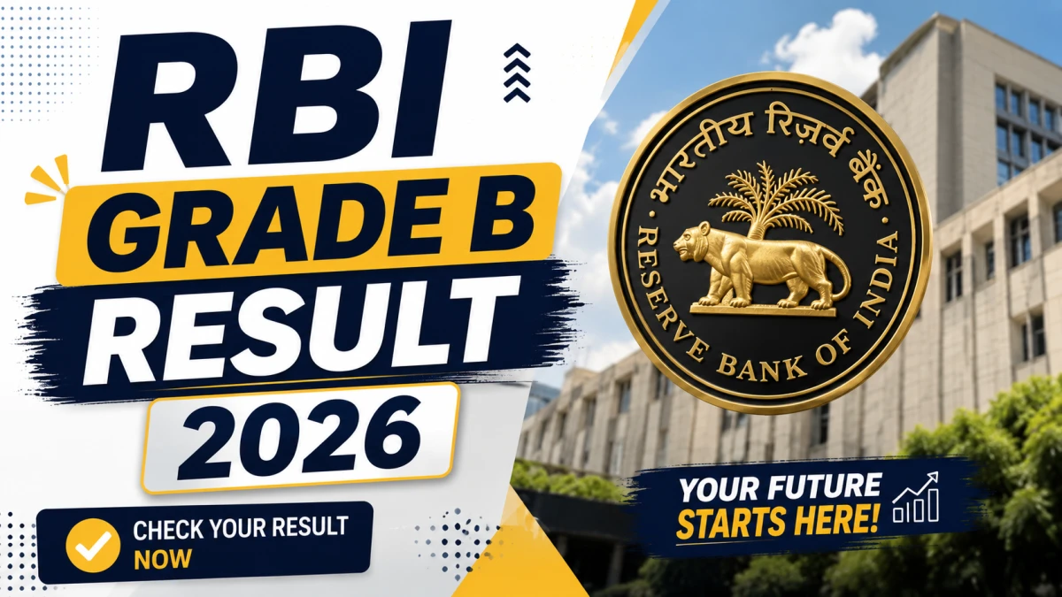 RBI Grade B Result 2026 Out