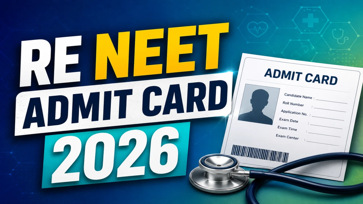 Re NEET Admit Card 2026