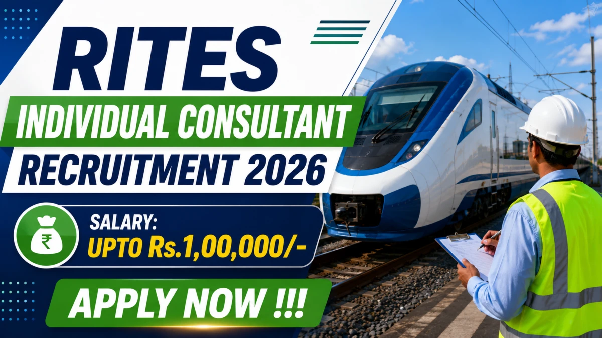 RITES Individual Consultant Recruitment 2026