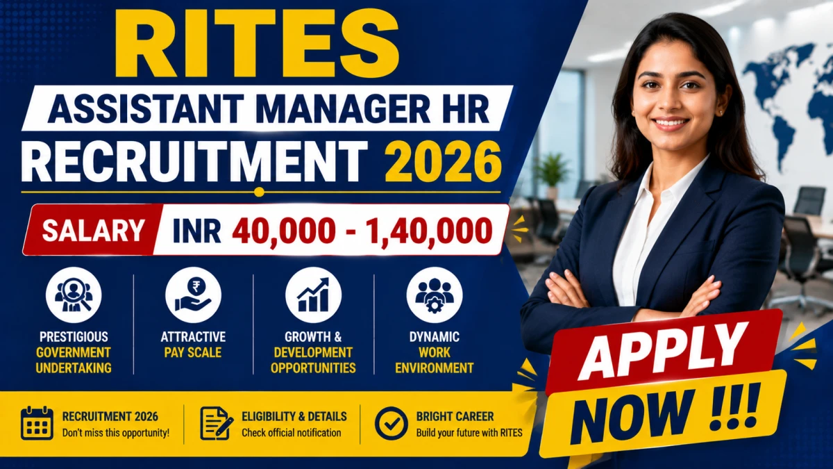 RITES Assistant Manager Recruitment 2026