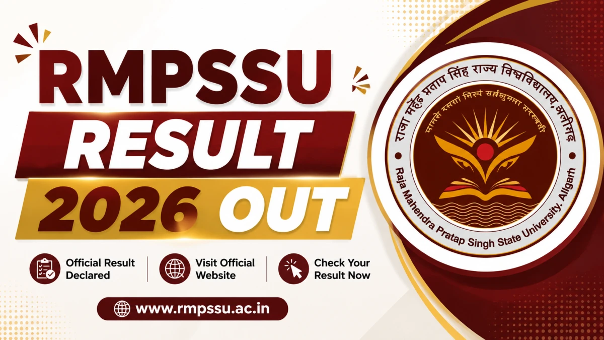 RMPSSU Result 2026 Out – Check BBA, BPES, B.Voc, MA & M.Sc Semester IV Results Online @ rmpssu.ac.in