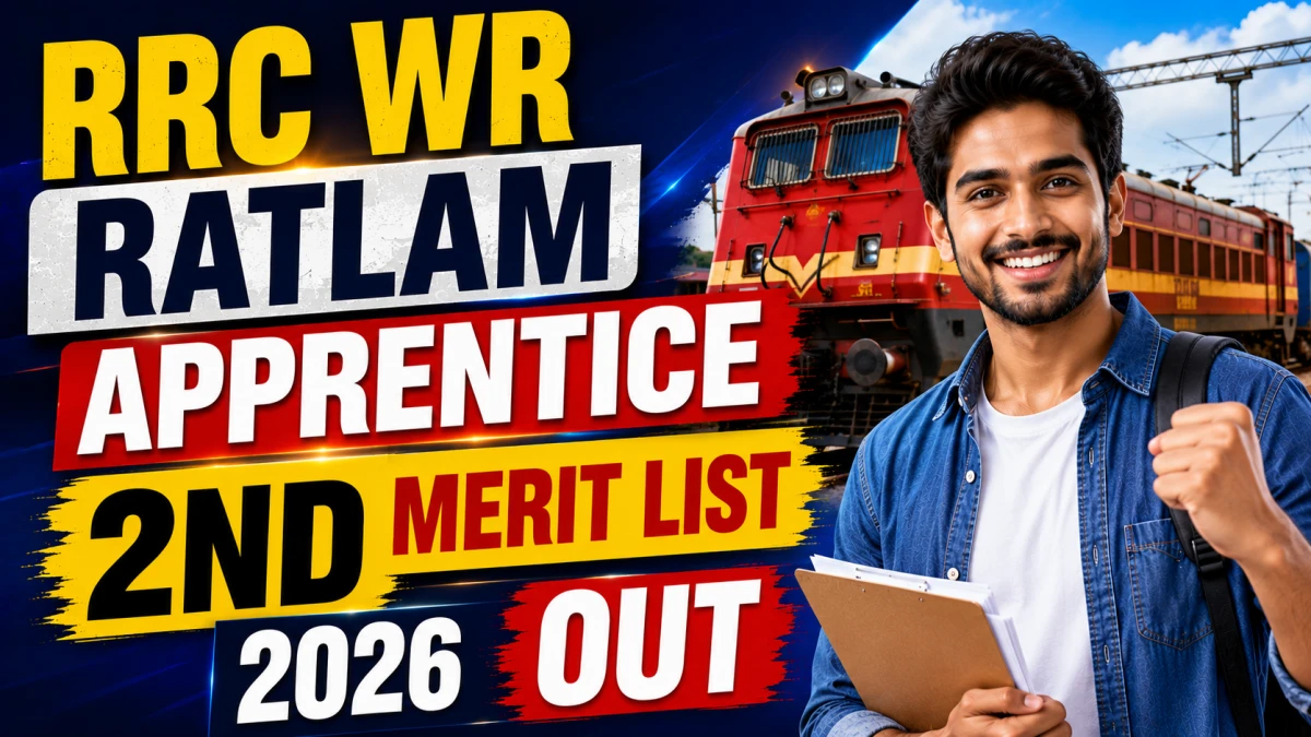 RRC WR Ratlam Apprentice 2nd Merit List 2026 Out