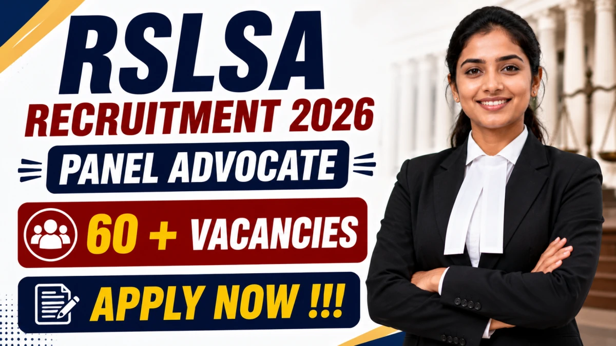 RSLSA Panel Advocate Recruitment 2026