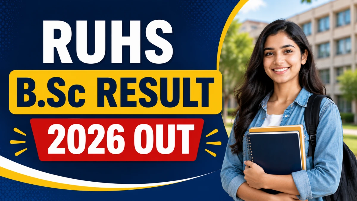 RUHS Result 2026 – Post Basic B.Sc. Nursing Previous (Supp.) Exam April 2026 at ruhsraj.org