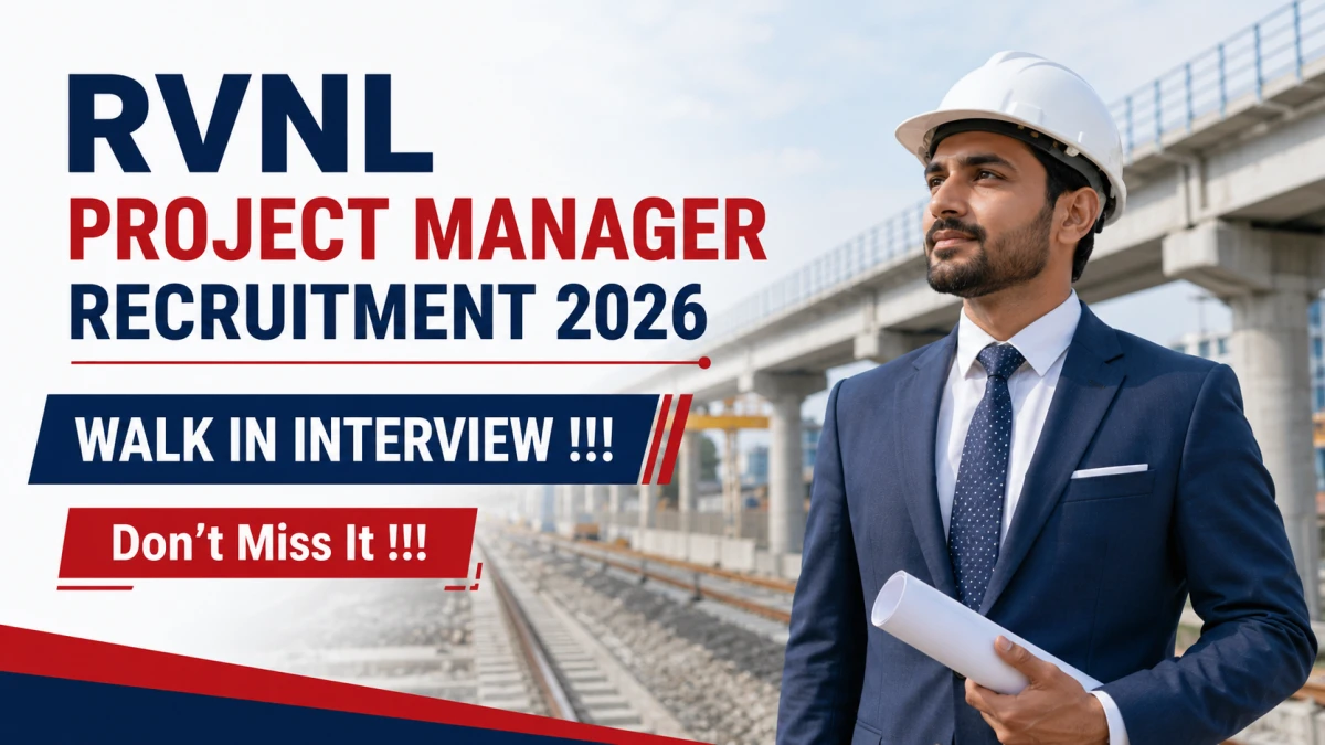 RVNL Project Manager Recruitment 2026