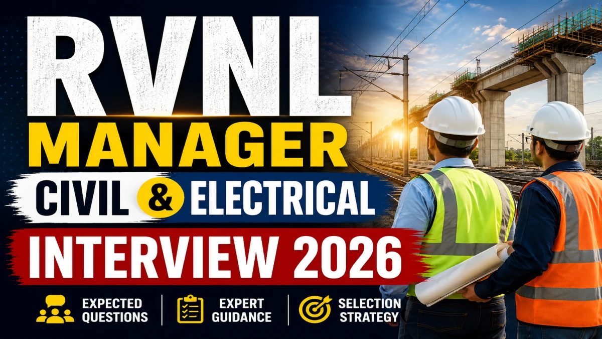 RVNL Various Manager Result 2026