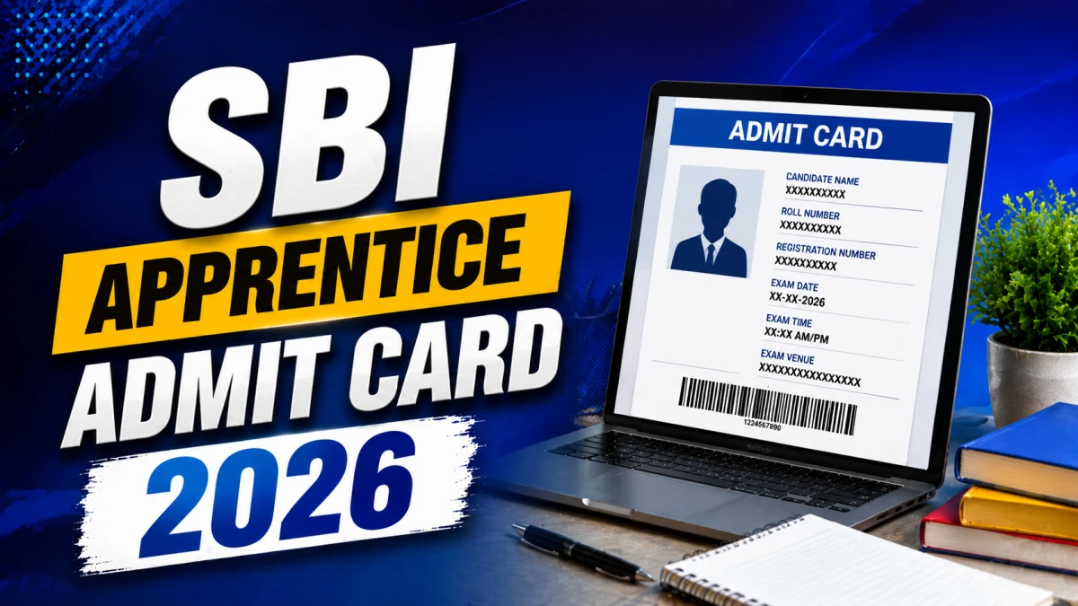 SBI Apprentice Admit Card 2026 Out