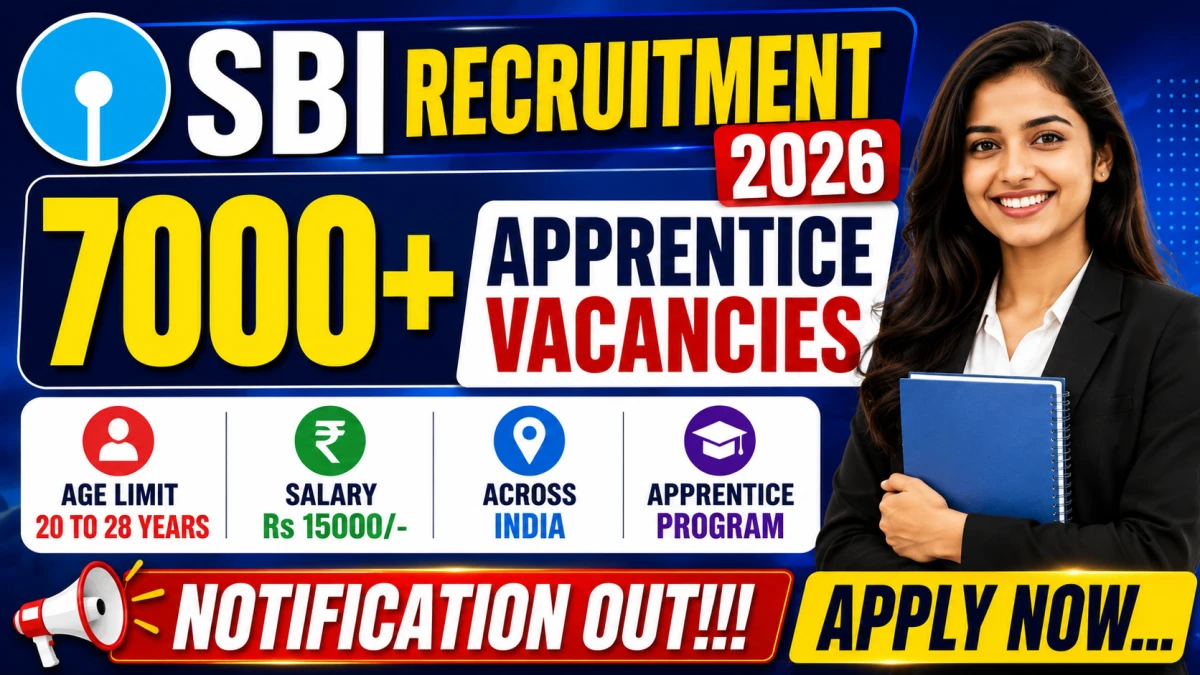 SBI Apprentice Recruitment 2026 Notification Out