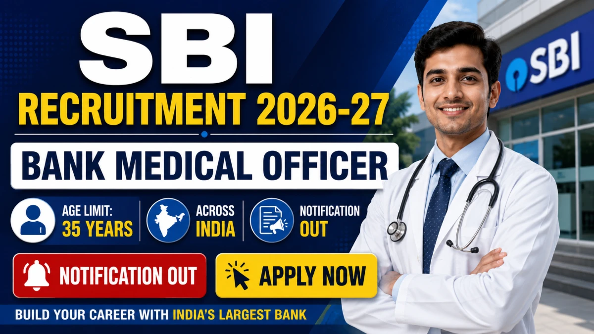 SBI SCO BMO Recruitment 2026 Notification Out
