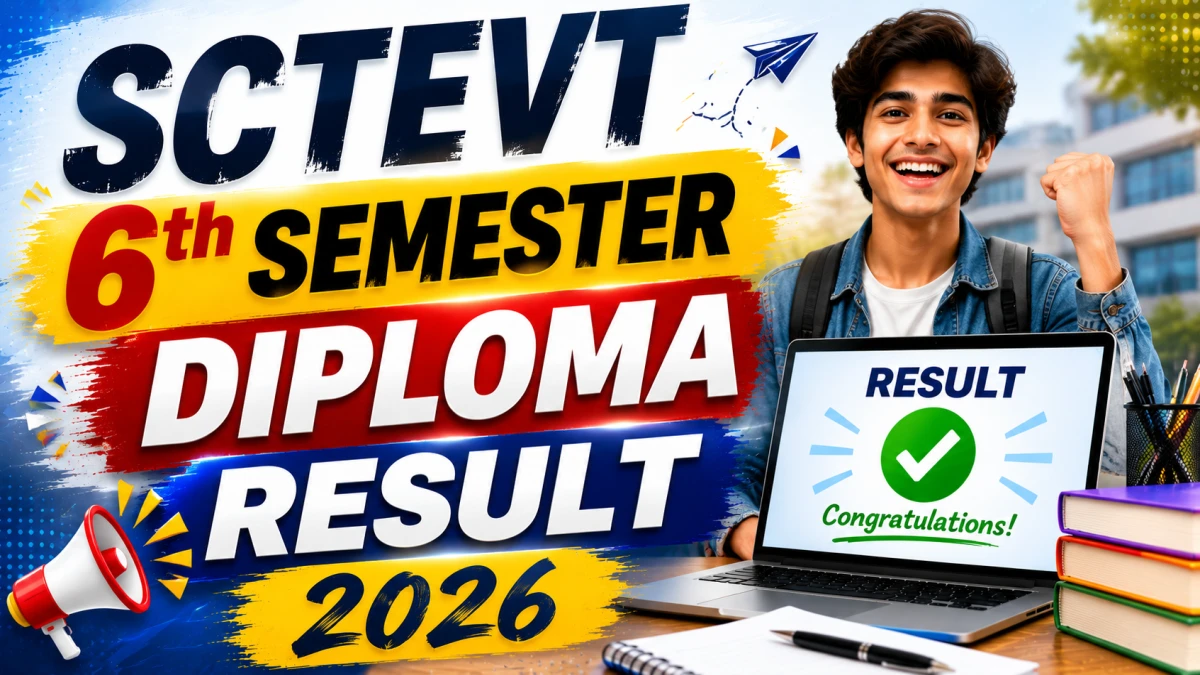 SCTEVT 6th Semester Diploma Result 2026 Out