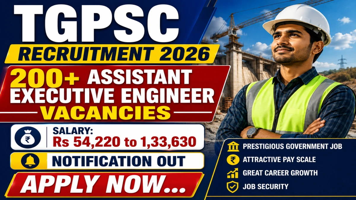 TGPSC AEE Recruitment 2026 Notification Out