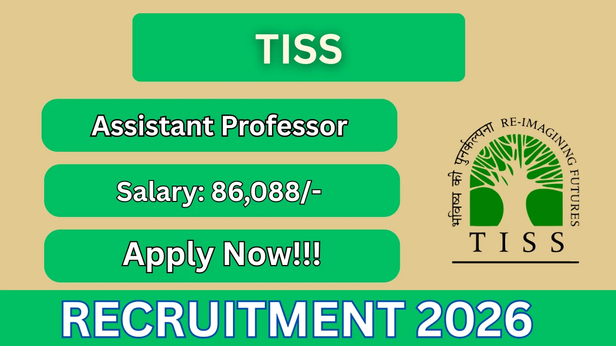 TISS Assistant Professor Recruitment 2026