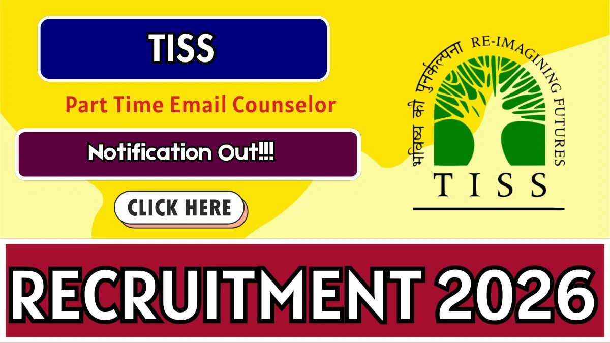 TISS Email Counselor Recruitment 2026
