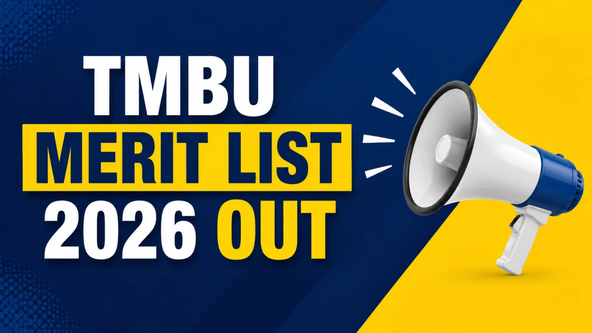 TMBU 2nd Merit List 2026 Out