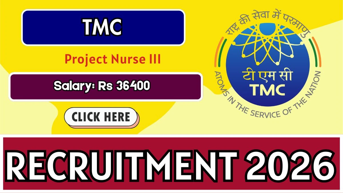TMC Project Nurse III Recruitment 2026