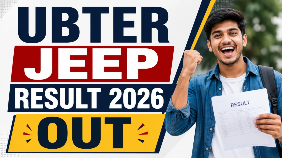 UBTER JEEP Result 2026 OUT
