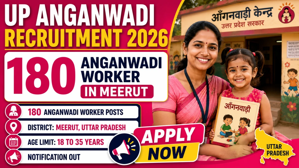 UP Anganwadi Recruitment 2026 Notification Out