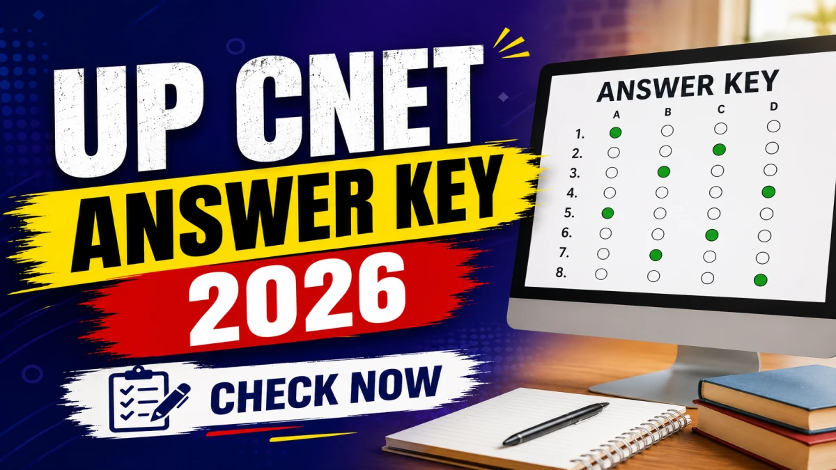 UP CNET Answer Key 2026 Out