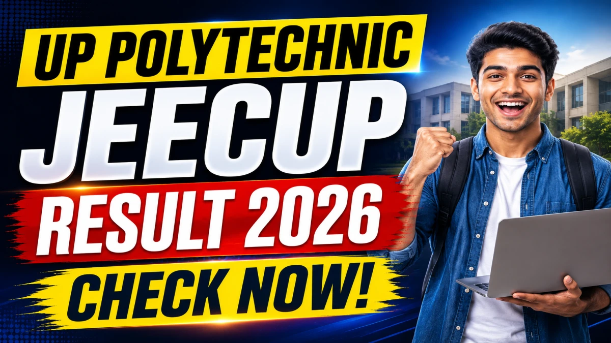 UP Polytechnic JEECUP Result 2026 Out