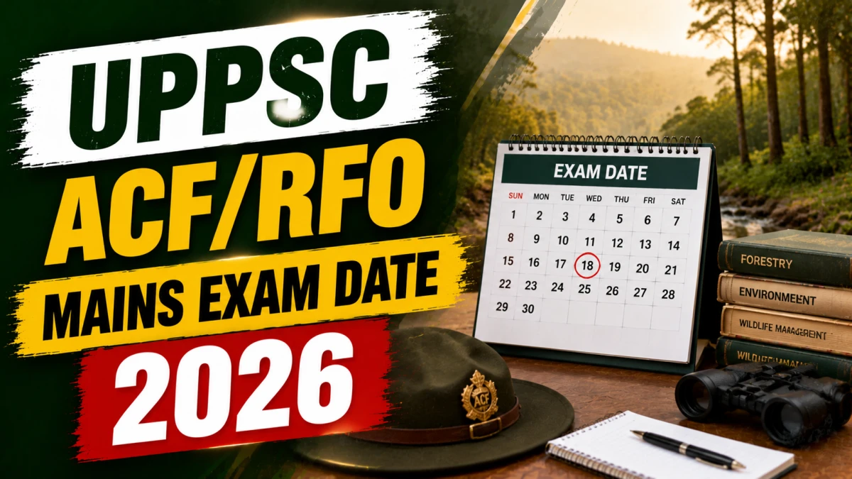 UPPSC ACF/RFO Mains Exam 2026 Out
