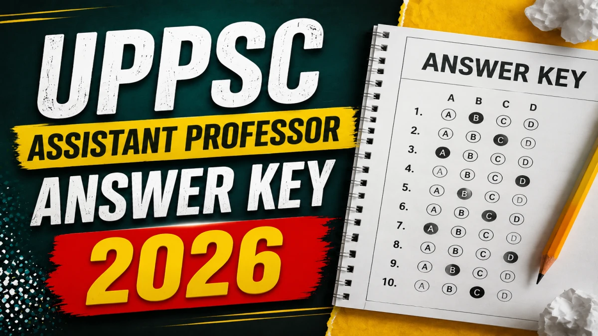 UPPSC Assistant Professor Answer Key 2026 OUT