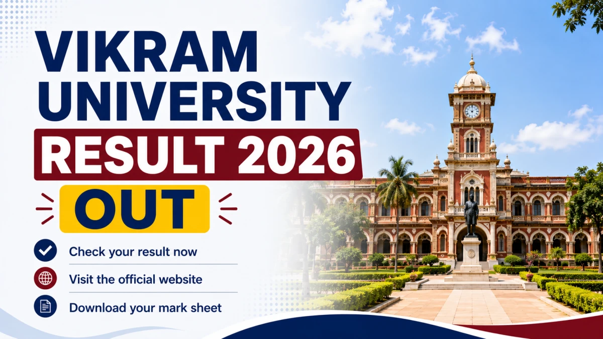 Vikram University Result 2026 Out