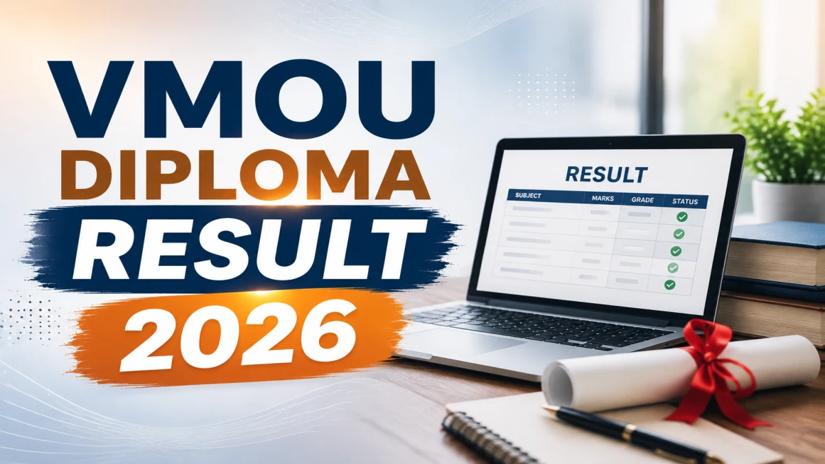 VMOU Result 2026 Out – Download Diploma Semester 1  Marksheet at vmou.ac.in