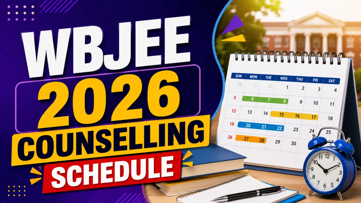 WBJEE Counselling 2026 – Schedule Out