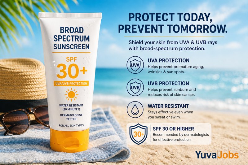 Broad-Spectrum Sunscreen SPF 30+ Guide & Benefits