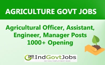 Latest Agriculture Govt Jobs 2026 (100+ New Vacancies Open)
